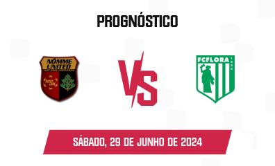 Prognóstico Nõmme United x Tallinna FC Flora