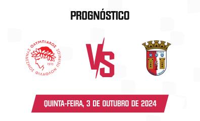 Prognóstico Olympiakos Piraeus x Sporting Braga