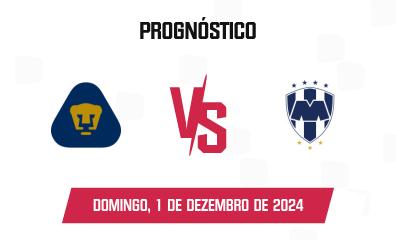 Palpite Pumas UNAM x Monterrey