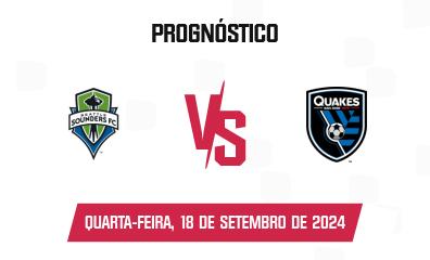 Prognóstico Seattle Sounders x SJ Earthquakes