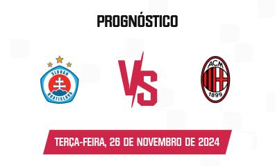 Prognóstico Slovan Bratislava x AC Milan