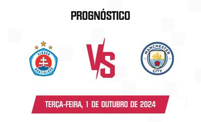 Prognóstico Slovan Bratislava x Manchester City