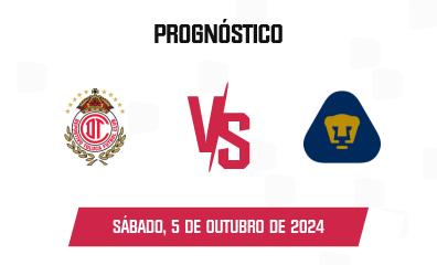 Prognóstico Toluca x Pumas UNAM