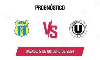 Prognóstico Unirea Slobozia x Universitatea Cluj